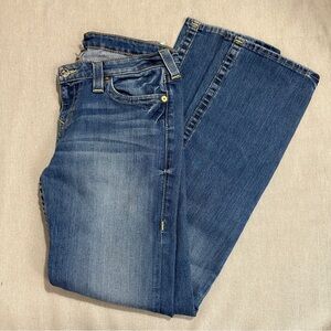 True Religion Straight w/Flaps women's jeans, size 32, denim, casual, fall